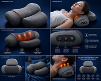 Heated neck pillow memory foam detail