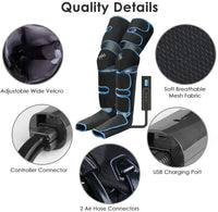 Leg compression massager calf and ankle coverage