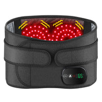 Heated waist belt worn under clothing