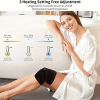 Heated knee wrap heating element
