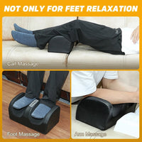 Shiatsu foot massager control panel
