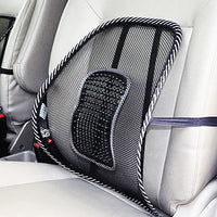 Mesh lumbar cushion rear view