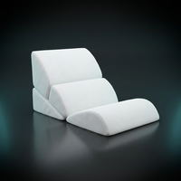3-in-1 memory foam contour wedge pillow set, dark studio product photo