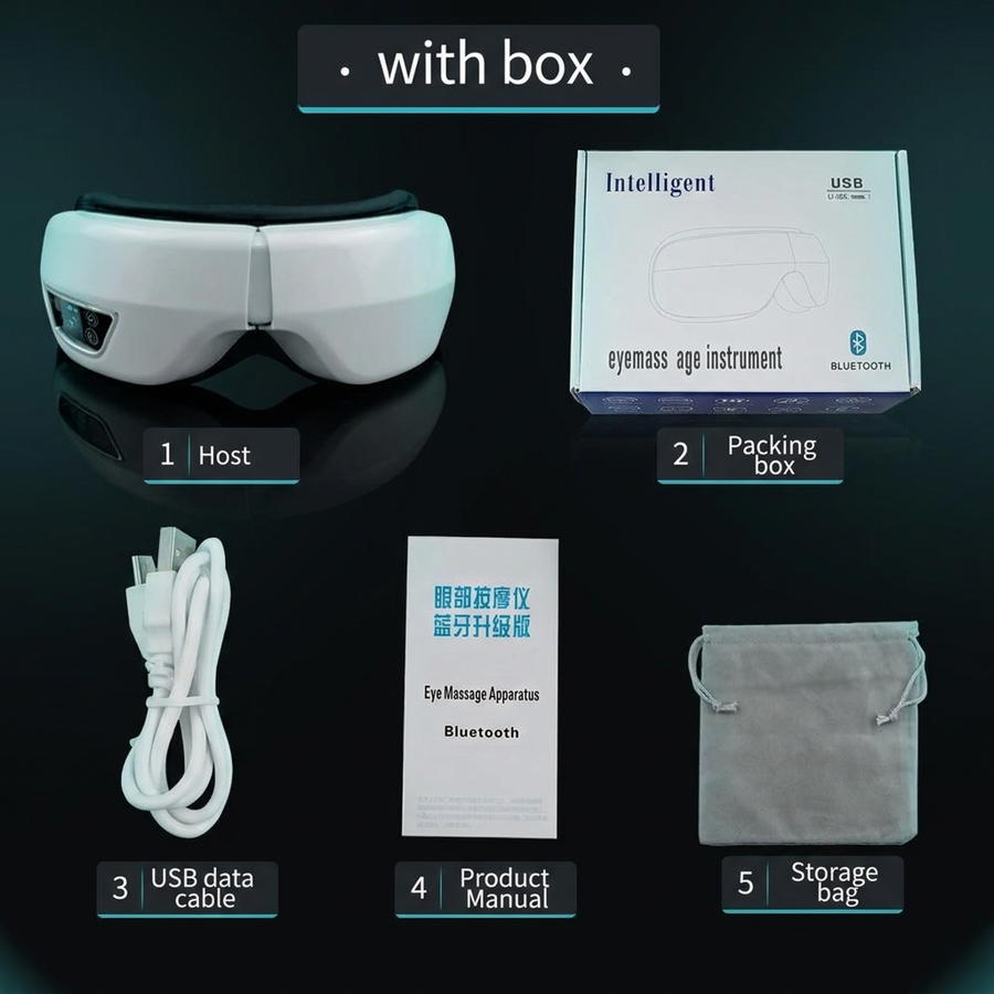 Heated Eye Massager — Bluetooth Sleep Mask