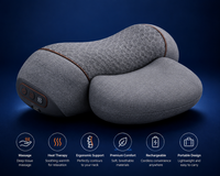 DorsivaRelief heated neck and massage pillow with cervical support