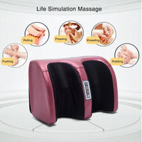 Shiatsu foot massager in gold