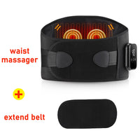 Heated waist belt extension strap