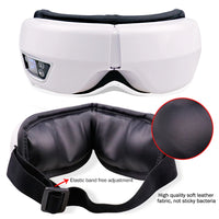 Eye massager adjustable head strap detail