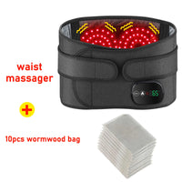 Heated waist belt flat lay