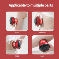 Cupping massager control display