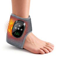Heated ankle wrap flat lay