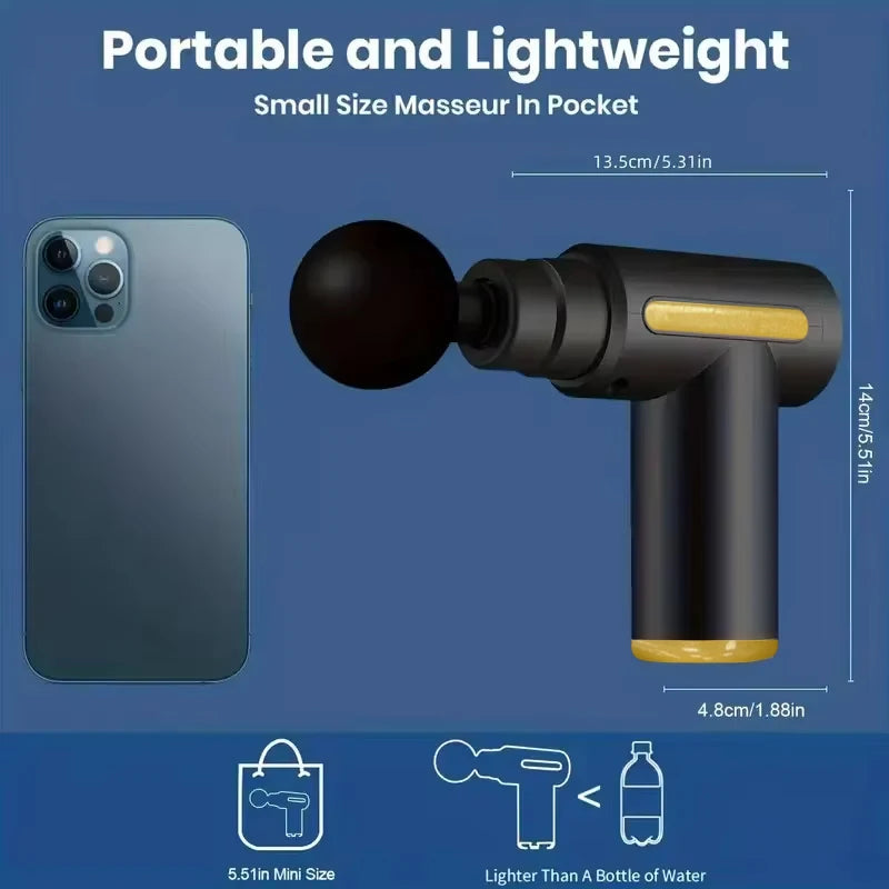 Mini Massage Gun — Portable Handheld
