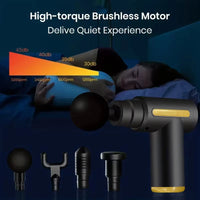 Mini massage gun in black