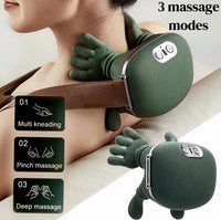 Neck and shoulder massager 4D kneading nodes