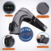 Heated shoulder wrap LED control panel