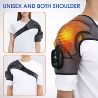 DorsivaRelief heated shoulder wrap with dual-zone warmth