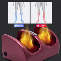 Shiatsu foot massager in use with feet inside