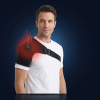 USB heated shoulder brace adjustable straps